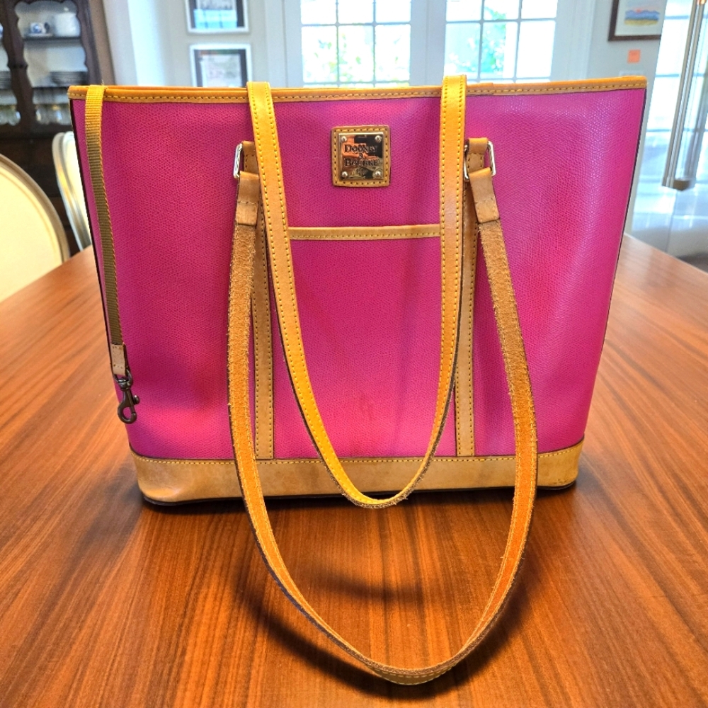 Dooney & Bourke Hot Pink Large Leather Handbag